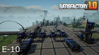 Satisfactory 10 E10 First Steel Factory [upl. by Bernadine975]