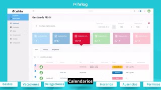 Aprende a CREAR calendarios para tu DELEGACIÓN en HRLOG [upl. by Ivel227]