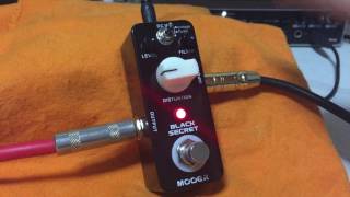 Mooer Black Secret Distortion Bass Demo [upl. by Burbank100]