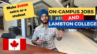 Lambton College Tour 🇨🇦  OnCampus Jobs  Bus System Explained [upl. by Olyhs20]