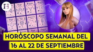 Horóscopos de la semana con Mhoni Vidente del 16 al 22 de septiembre [upl. by Cohlette]