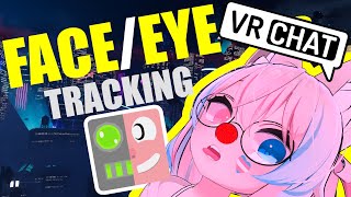 Eye Tracking and Face Tracking  All Headsets VRCFaceTracking EyeTrackVR Project Babble  VRChat [upl. by Garlan]