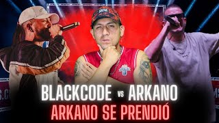 BLACKCODE vs ARKANO  ARKANO SE PRENDIO [upl. by Un]