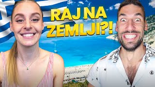 VLOG 2 iz Grčke Napolju 40 Najlepša plaža u Kefaloniji 🥵 [upl. by Elleb826]