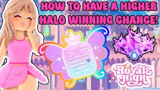 How To Have A Higher Chance Of Winning A Halo In Royale High [upl. by Castor]