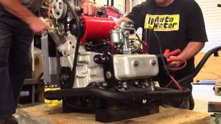 first startup JOWETT engine build Lewis Engines [upl. by Narrad192]