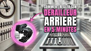 Régler son dérailleur arrière SRAM FORCE Etap en 5 minutes [upl. by Airdnala319]