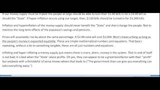 Hyperinflation – An Innocuous Mathematical Equation [upl. by Arianna]