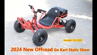 2024 Factory NEW Offroad Go Kart Static Show EG1003 [upl. by Hayarahs440]