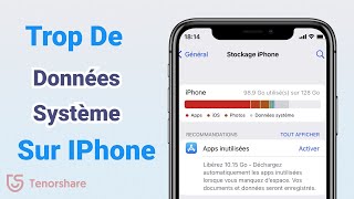 Espace occupée par les données système sur iPhone avec iOS 16  Que Faire [upl. by Sumahs647]