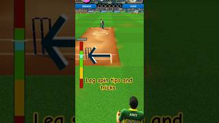 Leg Spin Bowling tips and tricks 😘cricketleague cricket gaming trending shorts [upl. by Ogata]