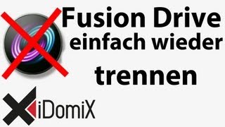 Fusion Drive trennen deaktivieren rückgängig machen separieren [upl. by Nyluqcaj676]