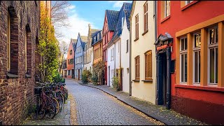 Düsseldorf A Multicultural place in Germany 🇩🇪  4K 60FPS Walking Tour [upl. by Imehon244]