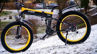 FATBIKE Z SILNIKIEM 1500W 🤯 Test Laotie FX150 [upl. by Arykahs]