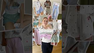 PART 1  Pyjamahose nähen 🫶🏽  nähen diy kleidung sewing kurzehose sewingtutorial [upl. by Magnuson]