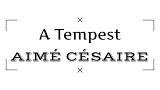 A Tempest Summary in Malayalam  Aimé Césaire [upl. by Pearse272]