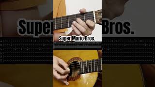 How to play Super Mario Bros on guitar with easy tabs [upl. by Rourke]