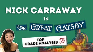 Why is Nick Carraway an unreliable but likeable narrator  Top grade Great Gatsby analysis [upl. by Skill771]