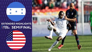 Honduras vs USA Extended Highlights  Concacaf Nations League Semifinal  CBS Sports Golazo [upl. by Oker]