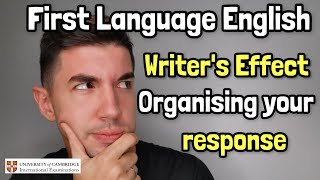 IGCSE First Language English  Paper 1  The Writers Effect  Different Approaches [upl. by Rahas]