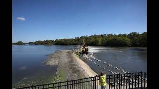 Carpentersville Dam Removal  1022024 at 310 pm [upl. by Jedlicka723]