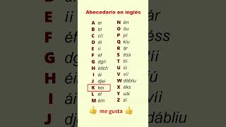 Aprenda el abecedario en ingles en en 1 minuto [upl. by Ronalda695]