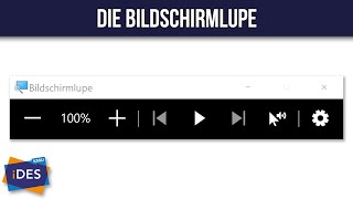 Bildschirmlupe aktivieren und nutzen unter Windows 10  iDESkmu Tipp [upl. by Galatea]