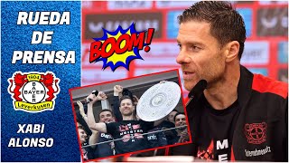 XABI ALONSO Por fin LEVERKUSEN CAMPEÓN No esperaba ganar título de BUNDESLIGA  Rueda de Prensa [upl. by Audrye]