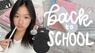 back to school 📎whats in my bag schedule planning catching up on summer assignments thrifting [upl. by Hindu]