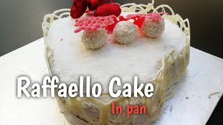 നോൺസ്റ്റിക് പാൻ മതി ഇനി ❤️ shape കേക്കുണ്ടാക്കാൻ Raffaello cake without oven and cake tin [upl. by Concettina]