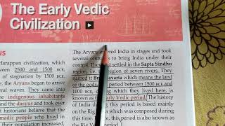 The Early Vedic Civilization the aryansclass 6 history [upl. by Upali124]