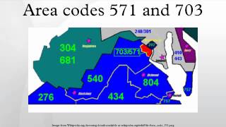 Area codes 571 and 703 [upl. by Efron]