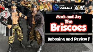 AEW Mark amp Jay Briscoe 2Pack Jazwares Vault Exclusive 16000  Unboxing amp Review [upl. by Eesdnyl]