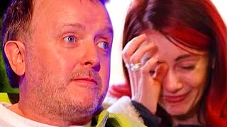 Strictly’s Chris McCausland holds sobbing Dianne Buswell as Tess Daly forced to step in✅chris dianne [upl. by Ellenet]