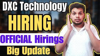 DXC Biggest Hiring 2024 Batch  OFF Campus Job Drive For 2024  2023  2022 Batch Hiring  Freshers [upl. by Prescott364]