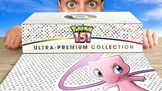 THE 100 POKEMON 151 ULTRA PREMIUM COLLECTION BOX Opening it [upl. by Watt]