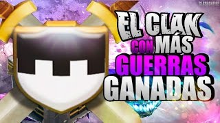 ¡El Clan Con Mas Guerras Ganadas De Clash Of Clans Curiosidades Clash Of Clans [upl. by Eixirt]