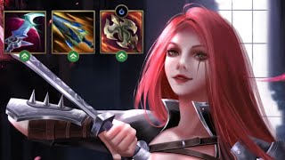 BUFFED NEW ITEMS KATARINA  WILD RIFT [upl. by Ecneitap]