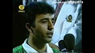 Saeed Anwar Interviewed after scoring 194 runs against India [upl. by Ignace]