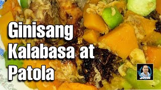 Ginisang Kalabasa At Patola  Lutong Bahay Recipe [upl. by Beilul432]