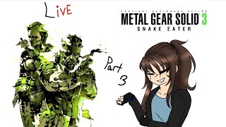 Metal gear solid 3 Snake Eater live Hard part 3 with commentary [upl. by Leduar]