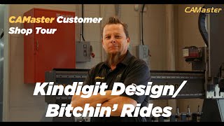 CAMaster Customer Shop Tour Kindigit Design  Bitchin’ Rides [upl. by Sinnylg]