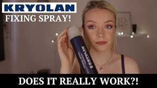 DOES THE VIRAL KRYOLAN FIXING SPRAY REALLY WORK 11 HOUR WEAR TEST AND REVIEW [upl. by Rivera]