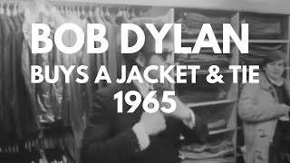 Bob Dylan buys a jacket and tie 1965 Newcastle UK [upl. by Dianne]