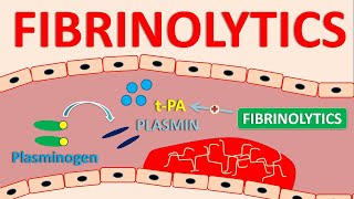 Fibrinolytics  Tissue plasminogen activators [upl. by Murray17]