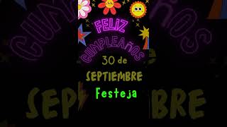 Estas son las mañanitas 30 de septiembre 💟🩷 Felicitaciones de cumpleaños divertidas happybirthday [upl. by Duthie666]