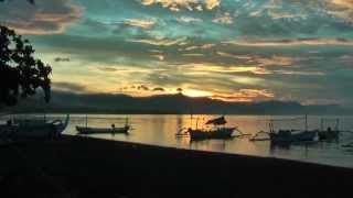 On the beach of Lovina Beach North Bali its wonderfully quiet and a friendly atmosphere [upl. by Brass]