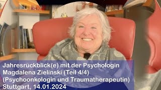 Jahresrückblicke mit der Psychologin Magdalena Zielinski Teil 44 [upl. by Canon]