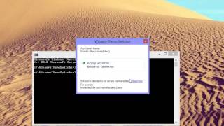 How to change a Windows theme from the command prompt [upl. by Vail397]