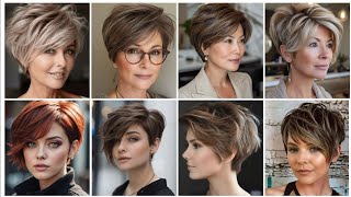 MOST demanding and homecoming short pixie haircut for ladies any ages 304050 trendyvideo [upl. by Leahcimdivad419]